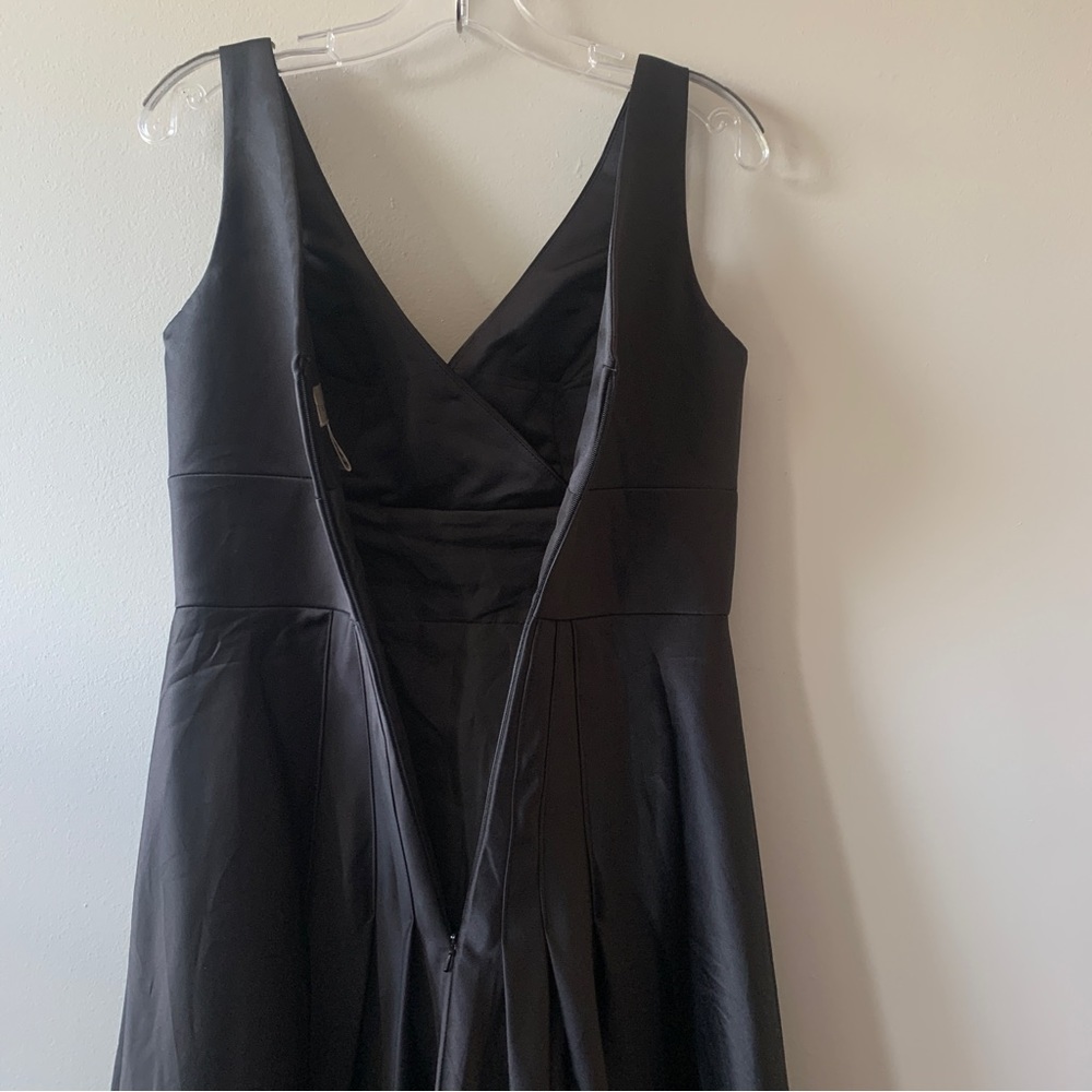 Bill Levkoff MIDI Black Dress Size 10 - Picture 4 of 11